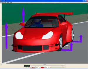 K&C data for vehicle dynamics simulation (CarSim, CarMaker, ADAMS) - Red Car