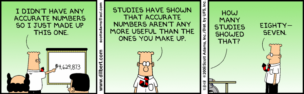 Dilbert Comic Real Numbers Matter