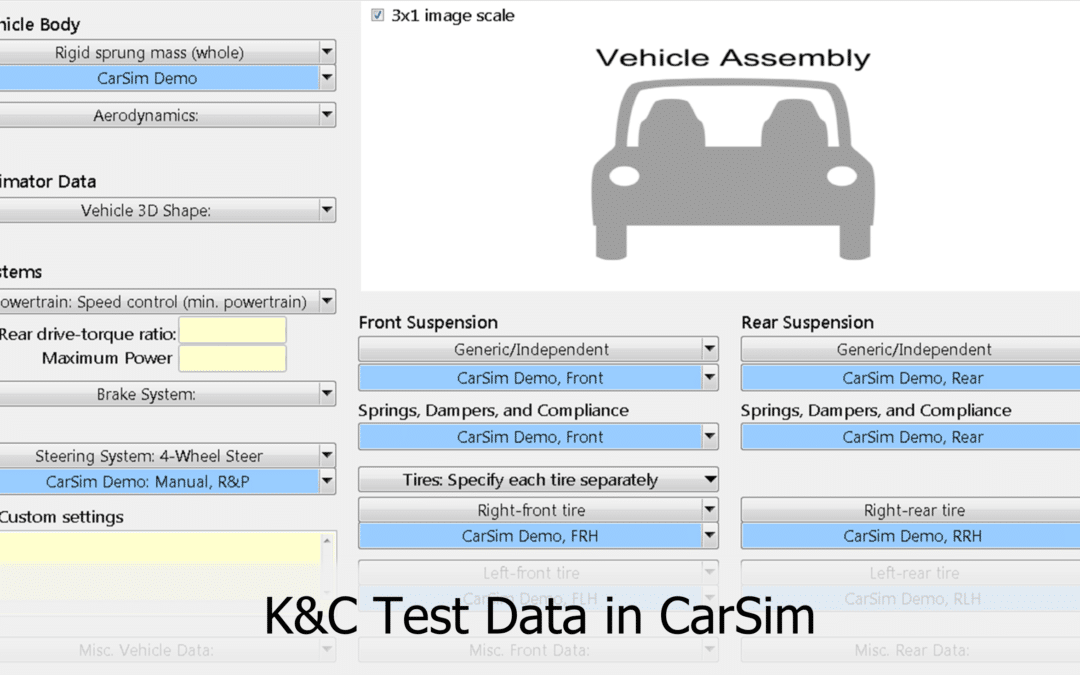 10 K&C Tests You Need for Your CarSim Model